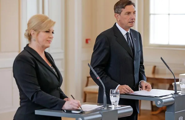 Predsednik republike Borut Pahor se je danes s hrvaško 
kolegico Kolindo Grabar-Kitarović sestal v okviru priprav na 
vrh procesa Brdo Brioni, med temami pa so bile tudi 
migracije.