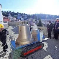 Nem&scaron;ki zvonovi bodo v Piranu zvonili po slovensko (foto)