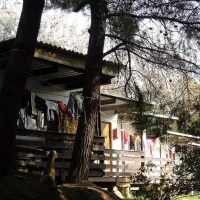 V nekaterih bungalovih so še vedno nastanjeni delavci.