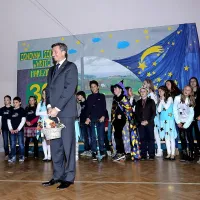 Otroci marežganske &scaron;ole so praznovali s predsednikom republike (foto)