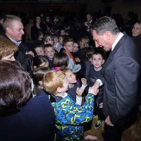 Otroci marežganske &scaron;ole so praznovali s predsednikom republike (foto)
