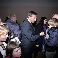 Otroci marežganske &scaron;ole so praznovali s predsednikom republike (foto)