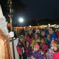 Slovesnega prižiga lučk se je udeležil tudi Slavko Ivančič (foto)