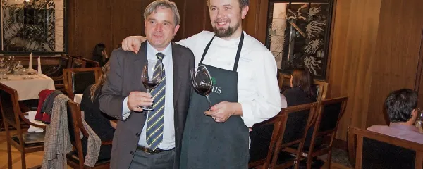 Boleslav Prinčič (levo) in Marko Pavčnik 