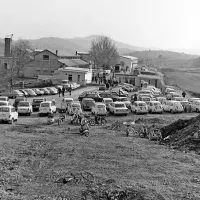  Nekaj skromnih stavb tovarne Plama pod Hrušico leta 
1970. 