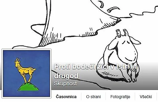 Facebook skupnost Proti bodeči žici v Istri in drugod za 
soboto napoveduje protestni shod Proti žici, za humano 
Evropo.