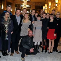 Ekipa ustvarjalcev Lepe Vide je bila tudi na drugi premieri 
koprodukcijske predstave razposajena. 