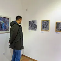   Motivi rudarjev, priklicani iz spomina, so pogost motiv 
ljubiteljskih slikarjev.
