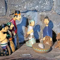 Tudi na Japonskem je mogoče kupiti jaslice. 