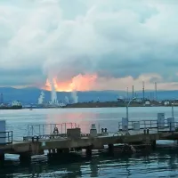 Večerni pogled s Triglava na Augusto