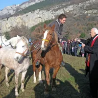 V Zanigradu blagoslovili konje, pse in kolesarje