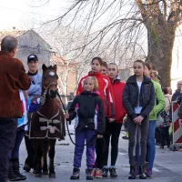 Tradicionalno 16. žegnanje konj na Sv. &Scaron;tefana v Vipavi (foto)