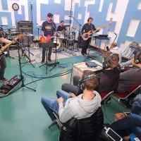 Glasbena skupina Siddharta je danes nastopila na Radiu 
Koper.