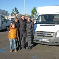  Darko Žičkar se je med božičem in novim letom z avtodomom 
ustavil tudi  v Kopru. In to ne prvič. 