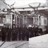 Otvoritev tramvajske  proge 20. julija 1912. 

