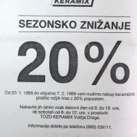 IZ ARHIVA: Kako so se podjetja ogla&scaron;evala pred 30 leti (foto)
