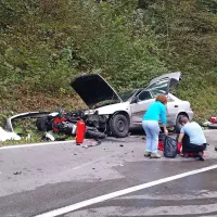 Po trčenju v avto je pri Srpenici lani konec septembra umrl 
britanski državljan, drugi se je hudo poškodoval. 