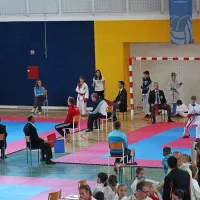 ŠD Gorica (fotografija je s pokalne tekme v Kanalu) je med najboljšimi slovenskimi karate klubi. 

