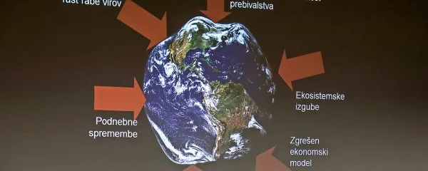  Zgornja grafika jasno prikazuje, kaj vse vpliva na usodo našega planeta.  