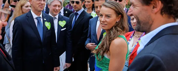 Expo v Milanu so obiskali tudi slovenski premier Miro Cerar, šampionka Tina Maze ter njen trener Andrea Massi.