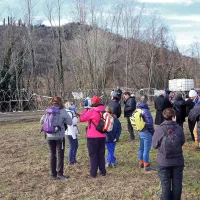Na pohodu za mir ob žici na Dragonji le pe&scaron;čica udeležencev
