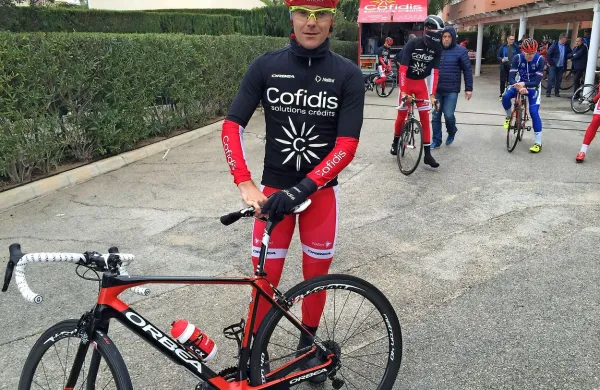 Idrijčan Borut Božič v novem dresu Cofidisa.