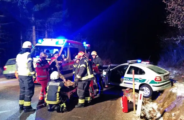 V nesreči je bil udeležen pripadnik vojaške policije, na kraju 
nesreče je bila zato tudi vojaška policija.
