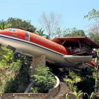 Hotel v odsluženem boeingu v Costa Rici