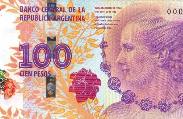Evita Peron ne bo več na bankovich za 100 pesov.