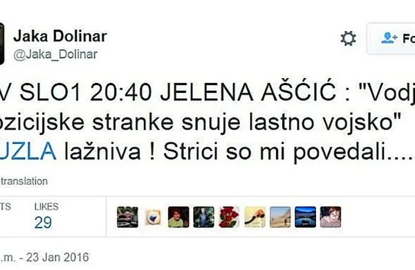 Na žaljive tvite o &ldquo;neintegrirani migrantki&rdquo; se je odzvala tudi TVS