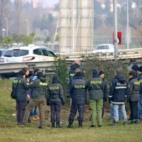 Voznike je včeraj ob hitri cesti v Kopru pričakal nenavaden prizor. 