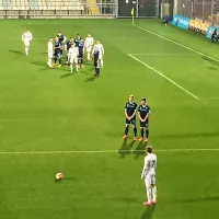 Ena od akcij pred goriškim golom ...