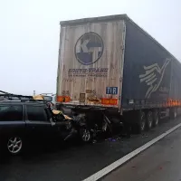 Meglena smrt je kosila na avtocesti