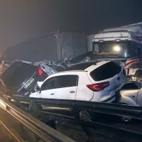 Meglena smrt je kosila na avtocesti
