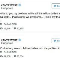 Kanye West naj bi obubožal, Zuckerberga zaprosil za pomoč