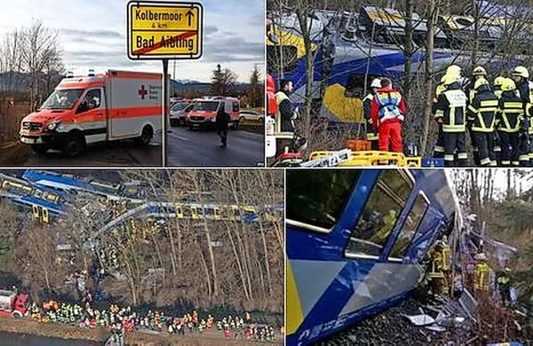 Za hudo železniško nesrečo, v kateri sta pred tednom dni v 
nemški zvezni deželi Bavarska čelno trčila potniška vlaka, pri 
tem pa je življenje izgubilo enajst ljudi, je kriva človeška 
napaka, je danes povedal tožilec Wolfgang Giese.