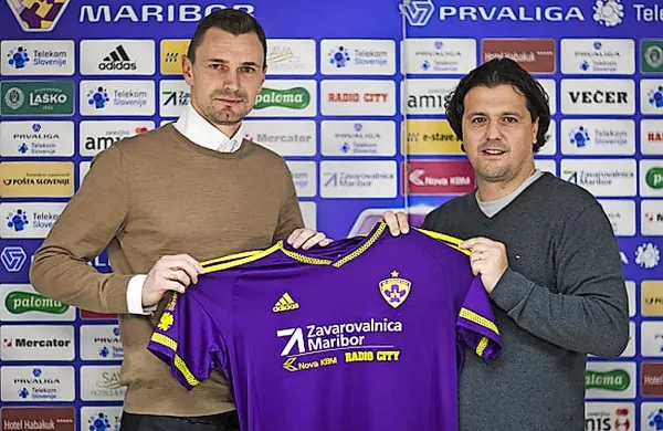 Odmeven prestop - Milivoje Novaković (levo) in športni 
direktor Maribora Zlatko Zahović.