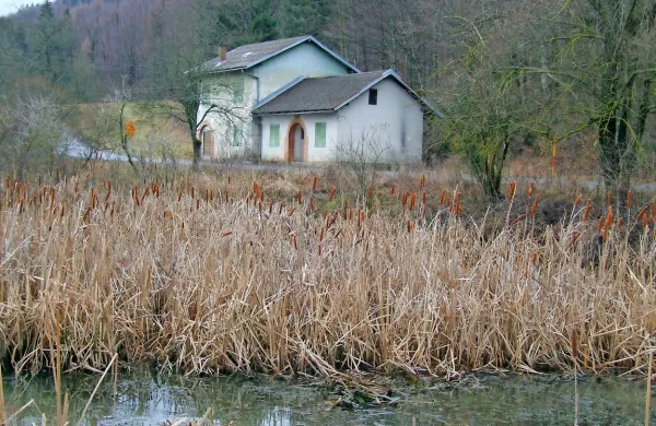 V sklopu  obnove primarnega vodovoda  bodo oživili tudi  
opuščeno zajetje in vodarno Korotan (na fotografiji), ki pa ne 
more nadomestiti izpada vodarne v Malnih, zato bodo za 
občini Postojna in Pivka iskali dodatni vodni vir.