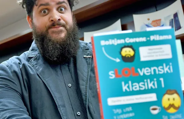 Boštjan Gorenc - Pižama s svojim knjižnim prvencem