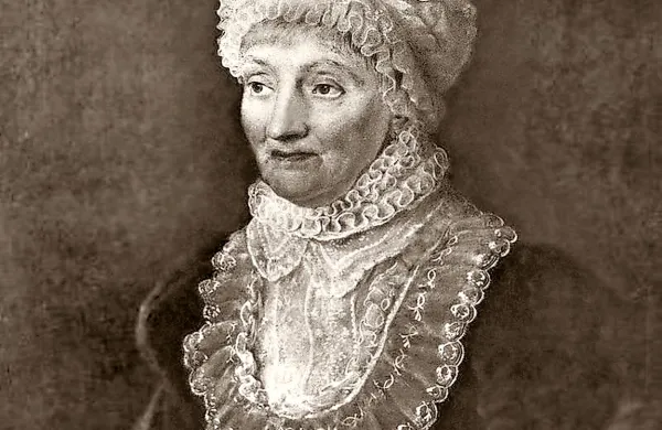 

Caroline Lucretia Herschel se je rodila 16. marca 1750, umrla 
je 9. januarja 1848. 