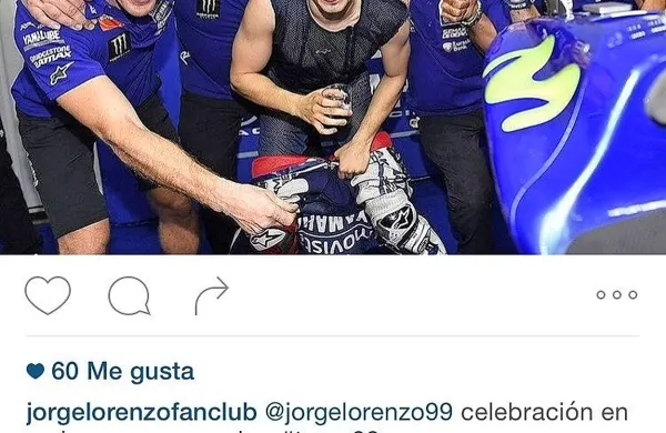 V ekipi svetovnega prvaka v razredu motoGP Jorgeja Lorenza bo spet solkanski mehanik Jure Pellegrini (levo). 