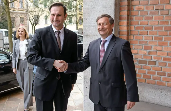 Miro Kovač in Karl Erjavec