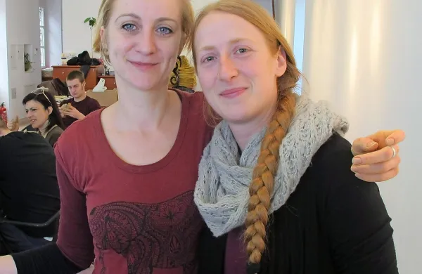 Dea Rižnar in Anja Slavec