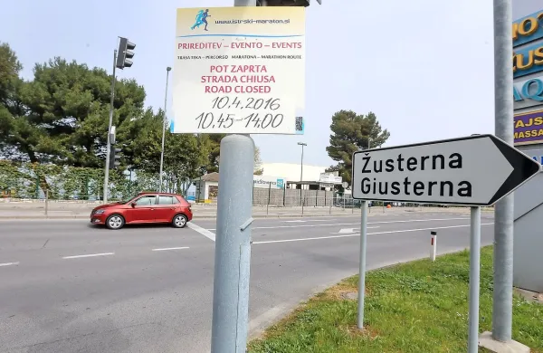 Zapore prometa zaradi 3. Istrskega maratona