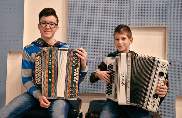 Lovrenc Primc (levo) in Martin Primc
