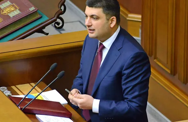 Ukrajinski parlament je izvolil Vladimirja Grojsmana za novega premierja.