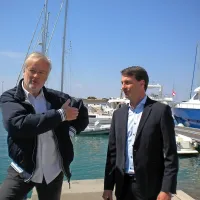 Jurij Korenc (levo) in Sebastjan Selan menita, da pred 
letošnjo Internautico vlada pozitivni duh.