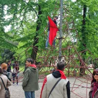 Člani gibanja CasaPound ponovno paradirali po Gorici (foto)