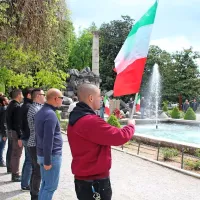 Člani gibanja CasaPound ponovno paradirali po Gorici (foto)