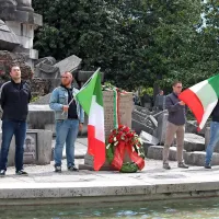 Člani gibanja CasaPound ponovno paradirali po Gorici (foto)